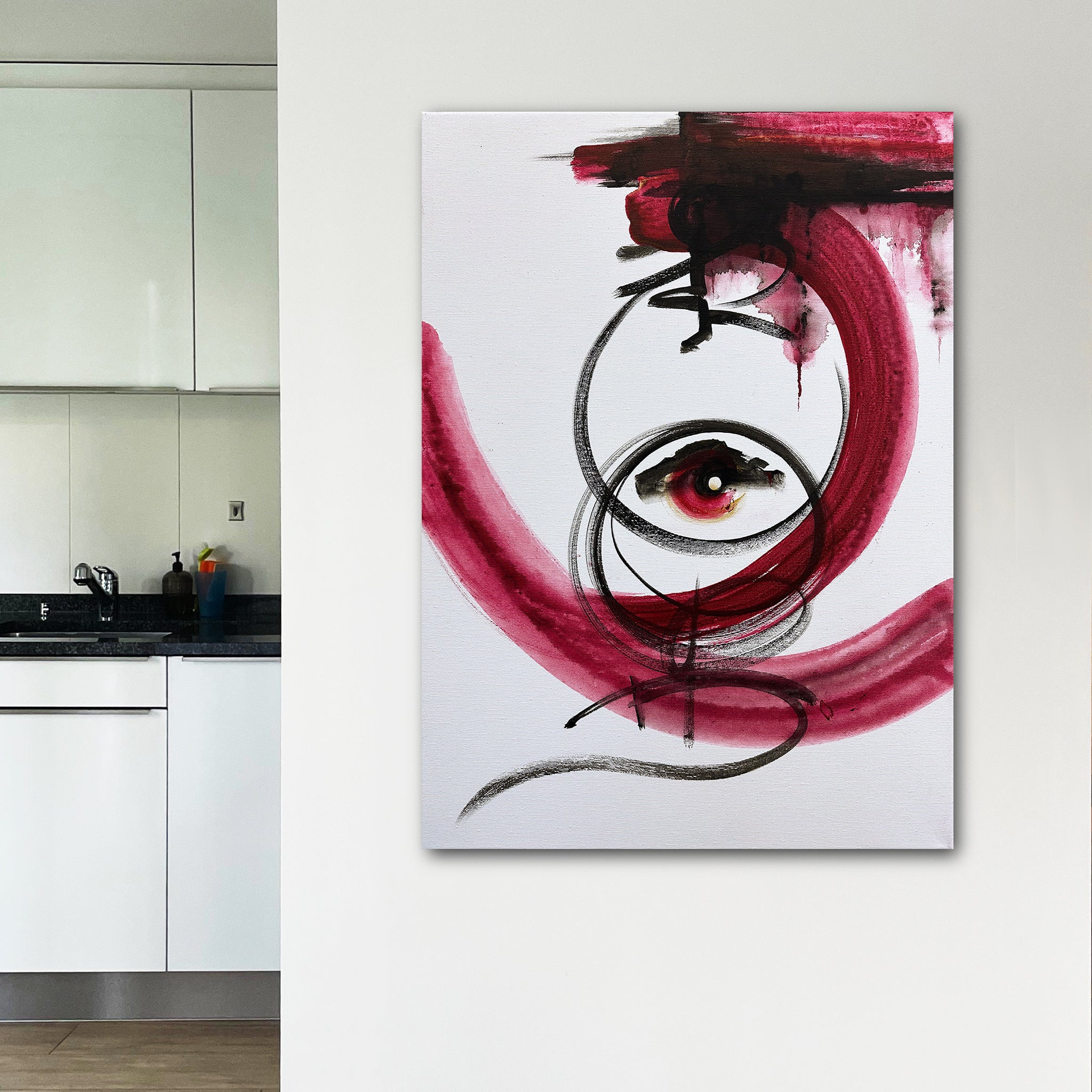 Kunstwerk Wort: Blut