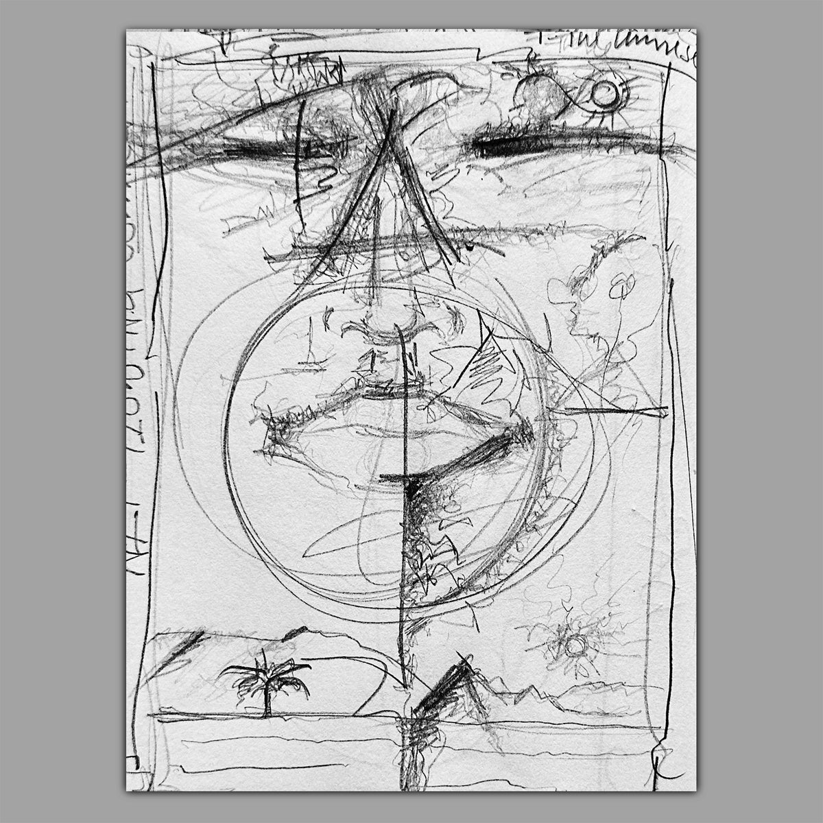 Skizze 1 zum neuen Kunstprojekt «Breath»