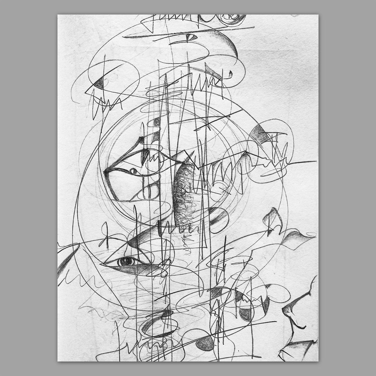 Skizze 1 zum neuen Kunstprojekt «Text Entdeckungsreise»