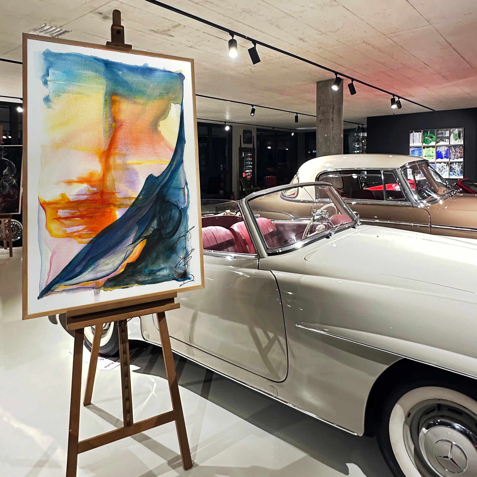 Begegnung Kunst – Oldtimer