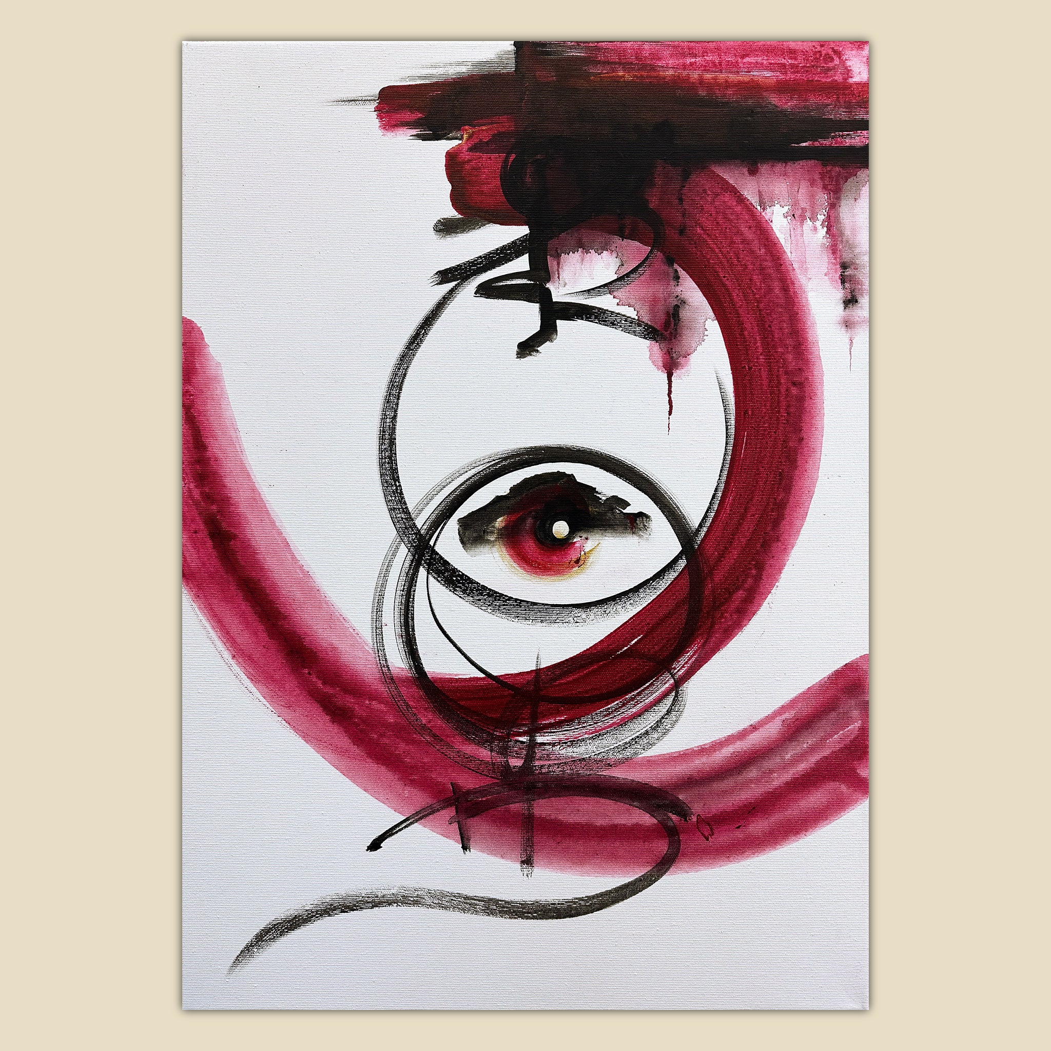 Kunstwerk Wort: Blut