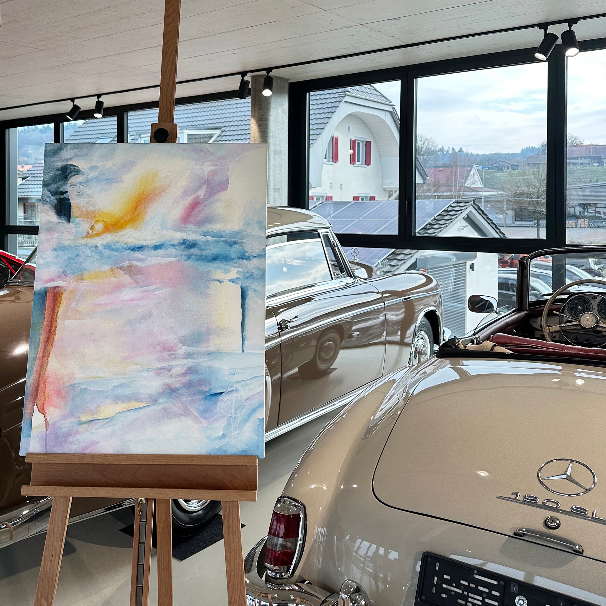 Begegnung Kunst – Oldtimer